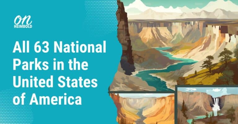 All 63 National Parks in the United States of America