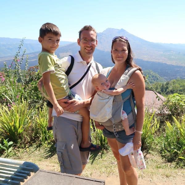 World Journey Bali Family Photo with Oliver & Nicole